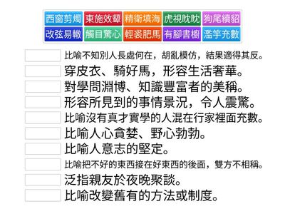 成語習作第14回-1