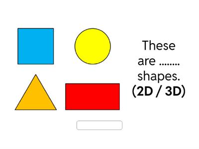 2D shapes