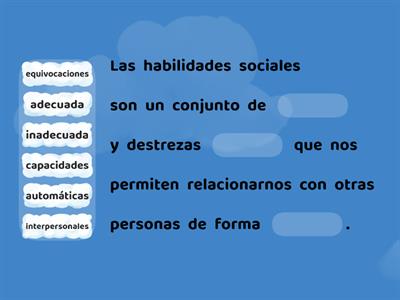 Habilidades sociales