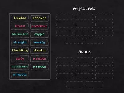 GateWay A2 Unit 3. Fitness programme (adjectives and nouns)