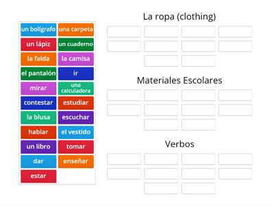 Asi se Dice chapter 3 vocab 1