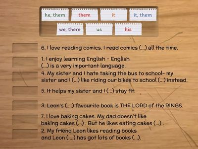 Replace the word. Unit 1. Life Vision A1/A2