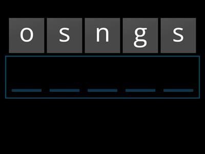 BLS Closed syllable anagrams CVC CCVC CVCC and suffixes -s and -ing