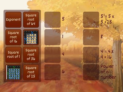 Square roots and exponents
