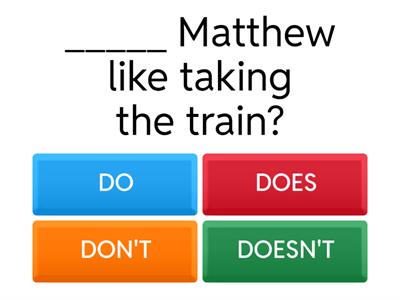 DO vs DOES / DON'T vs. DOESN'T