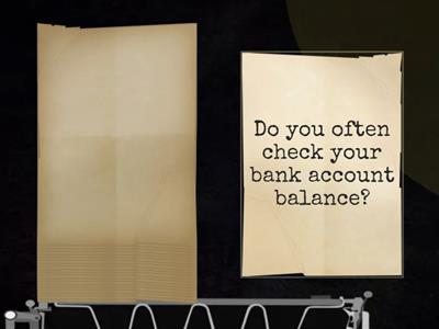 Conversation starter MONEY