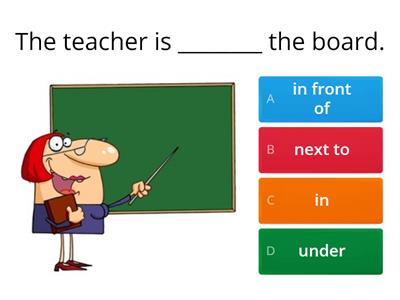 NEA 3 - Unit 4 - Prepositions of place 