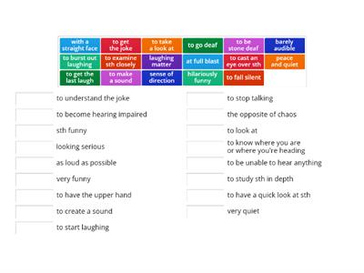 Collocations-senses, sense of humour