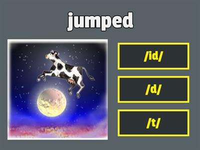 /d/, /t/, /id/ - suffix sounds for -ed