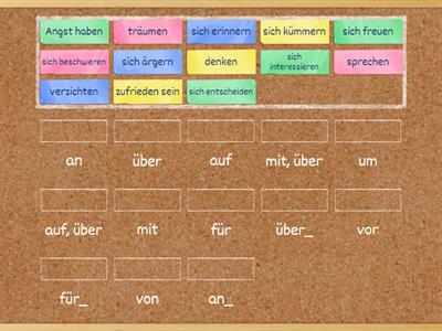 Verben mit Präpositionen A2.2