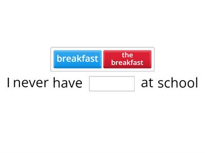 8 Form. Unit 3. Articles. Meals. 