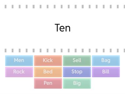 2nd Grade Rhyming Game