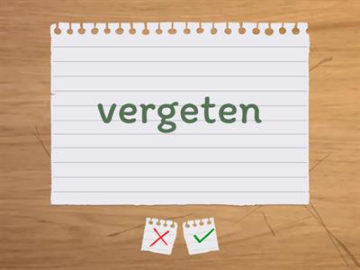 Imperfectum flashcards regelmatig/onregelmatig NT2