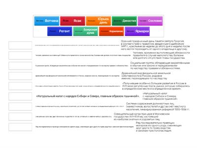 Термины 7 класс