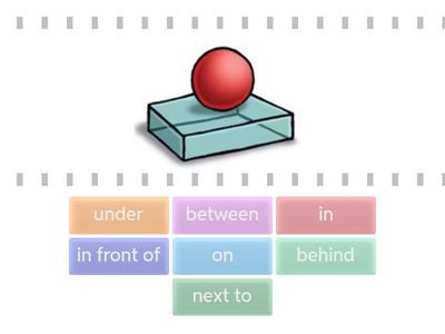 Prepositions of Place (on, in, under, next to,between, in front of, behind, above)