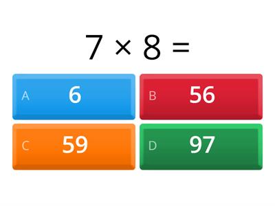 G3 - Math -  all multiplication