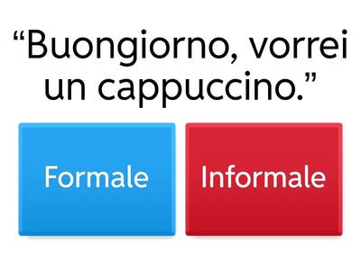 Al bar formale e informale (Lez. 5 + 6) 