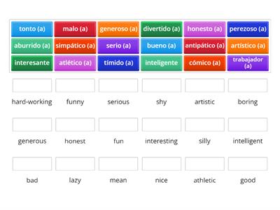 Grade 5: Personality Traits