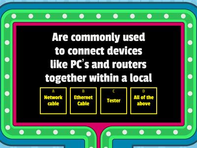 Network cable installation