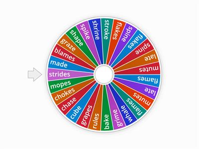 One Syllable VCe Words