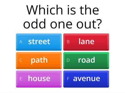 Find the odd one out