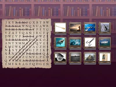 El viejo y el mar: Sopa de letras