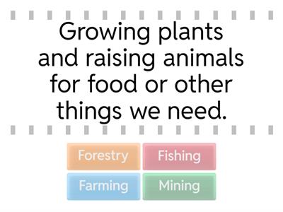 Primary Economic Activities