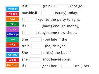 FIRST Conditional