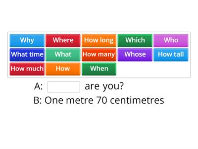 E2/E3 ESOL Question Words 