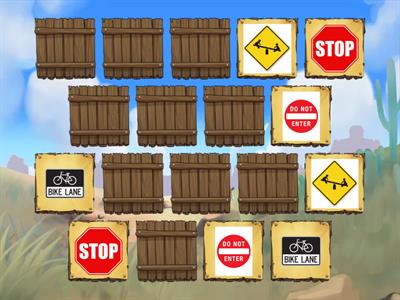 Environmental Print Sign Game 