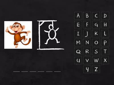 Hangman with animals (EASY)