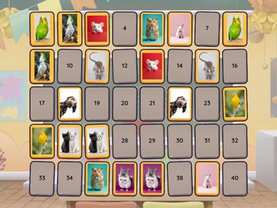Найди пару, домашние питомцы