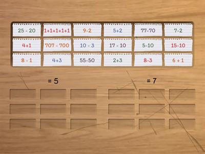 Math match-up