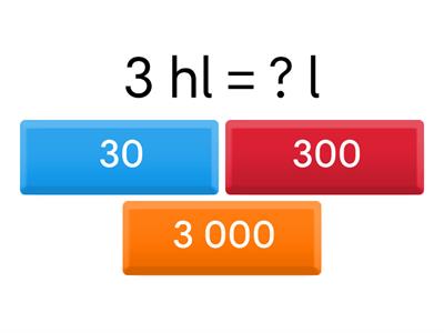 Převody jednotek objemu 2