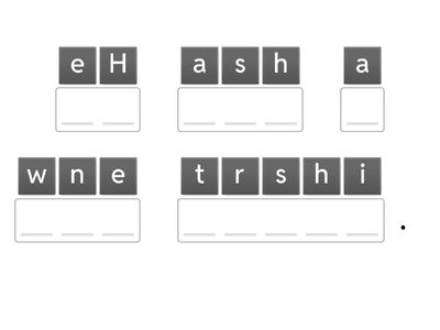 Trabalho de desembaralhar 8° ano