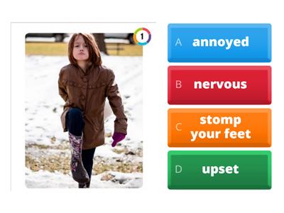Cambridge Primary Path 4 Unit 1 Feelings-1 | Quiz 1