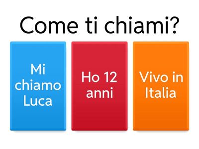 Quiz di Italiano