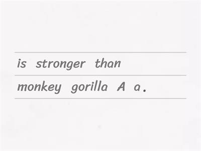 Comparatives and Superlatives