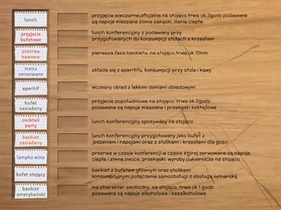 usługi gastronomiczne w czasie eventów