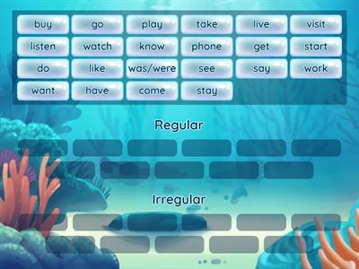 Unit 10: Regular/Irregular verbs