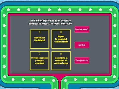 Preguntas Clave para la Exposición -  Resistencia Muscular