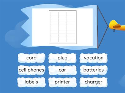 ESL 5 - Lesson 9 - Vocab