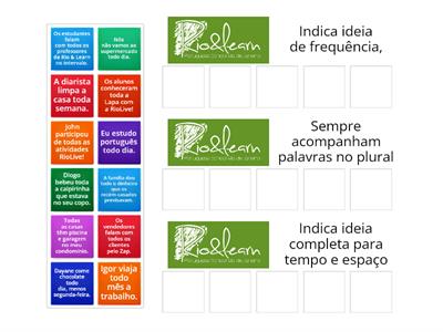 Rio & Learn: Todo o, Toda a, Todos os, Todas as, Tudo, Todo, Toda (1)