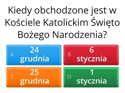 Co wiesz o Bożym Narodzeniu?