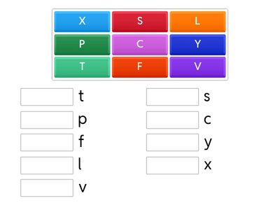 Correspondance lettres majuscule miniscule