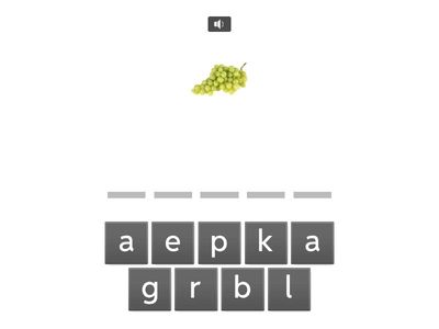 Gracie's Spelling Words 10/13-10/17