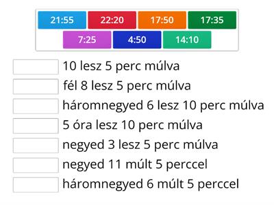 Az elmaradhatatlan óra gyakorlása