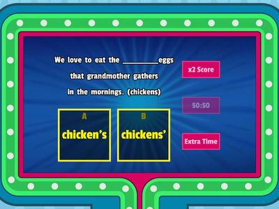 - Possessive Nouns (Singular & Plural)