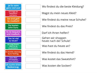 Quizshow - was passt zusammen?