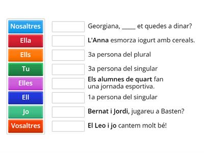 PRONOMS PERSONALS 2